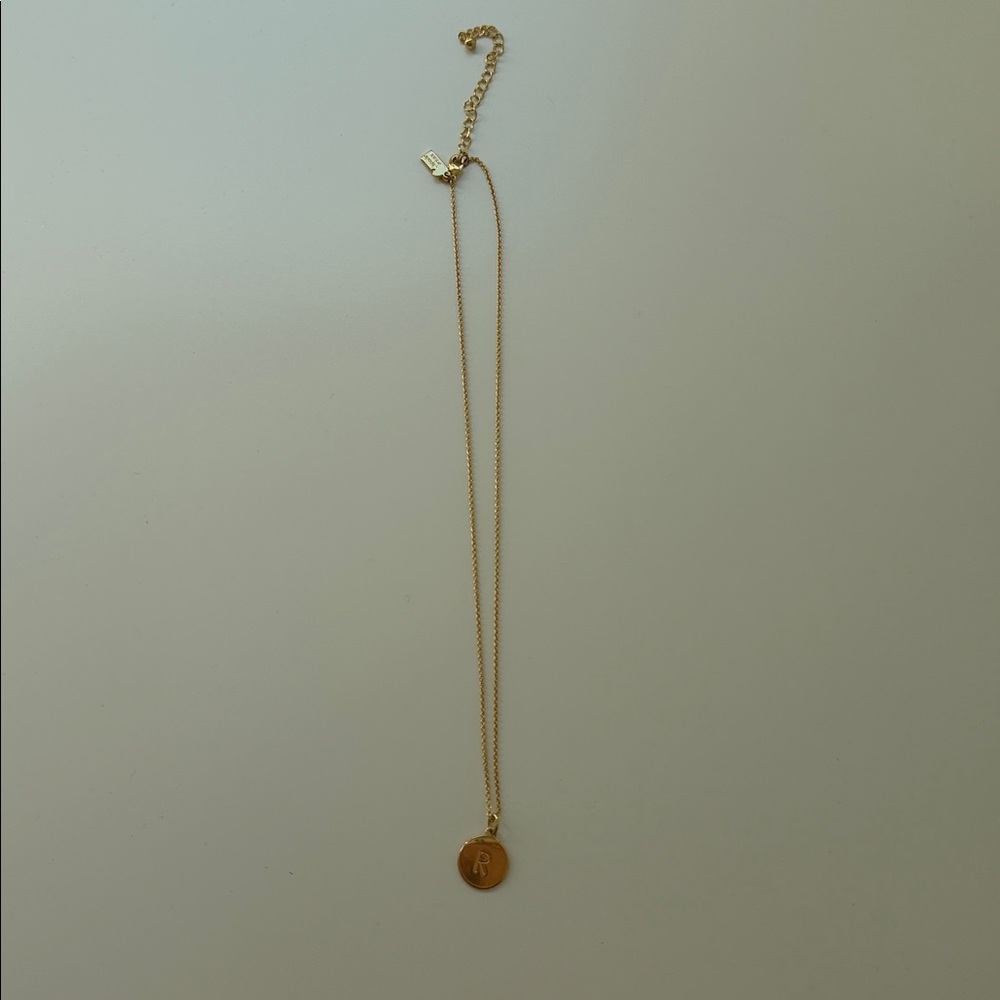 kate spade gold initial pendant necklace NWOT